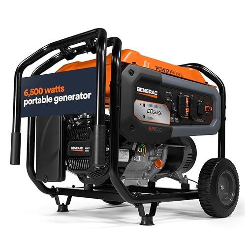8,000-Watt Gas-Powered Portable Generator with Electric Start Q61021