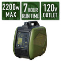 Portable Digital Inverter Generator 2200/1800-Watt Gasoline L768