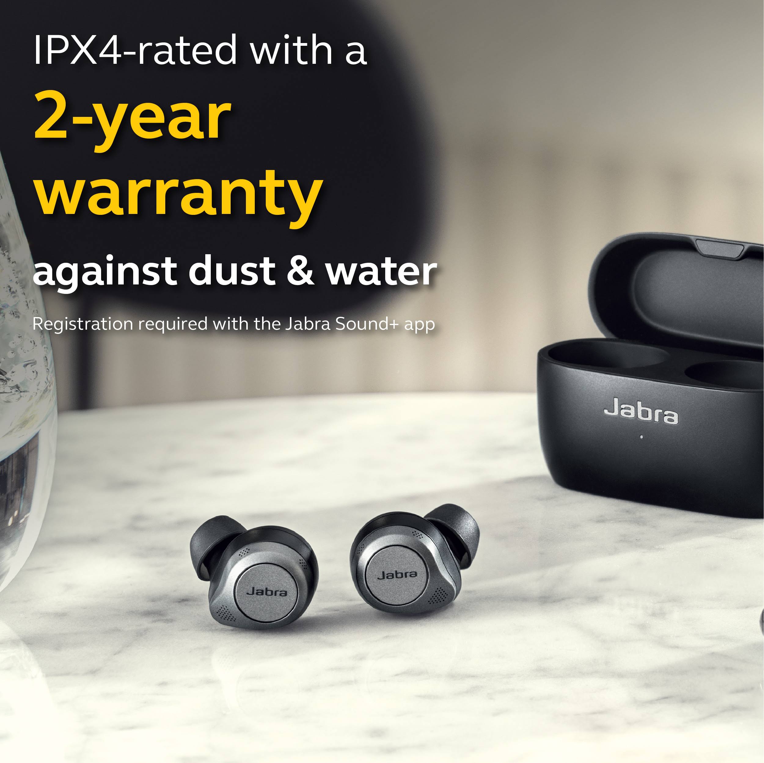 Titanium Black Bluetooth Wireless Noise-Canceling In-Ear Earphones O172096