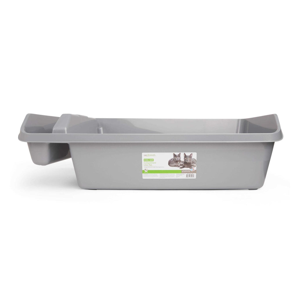 King-Size Compartment Cat Litter Pan T1857