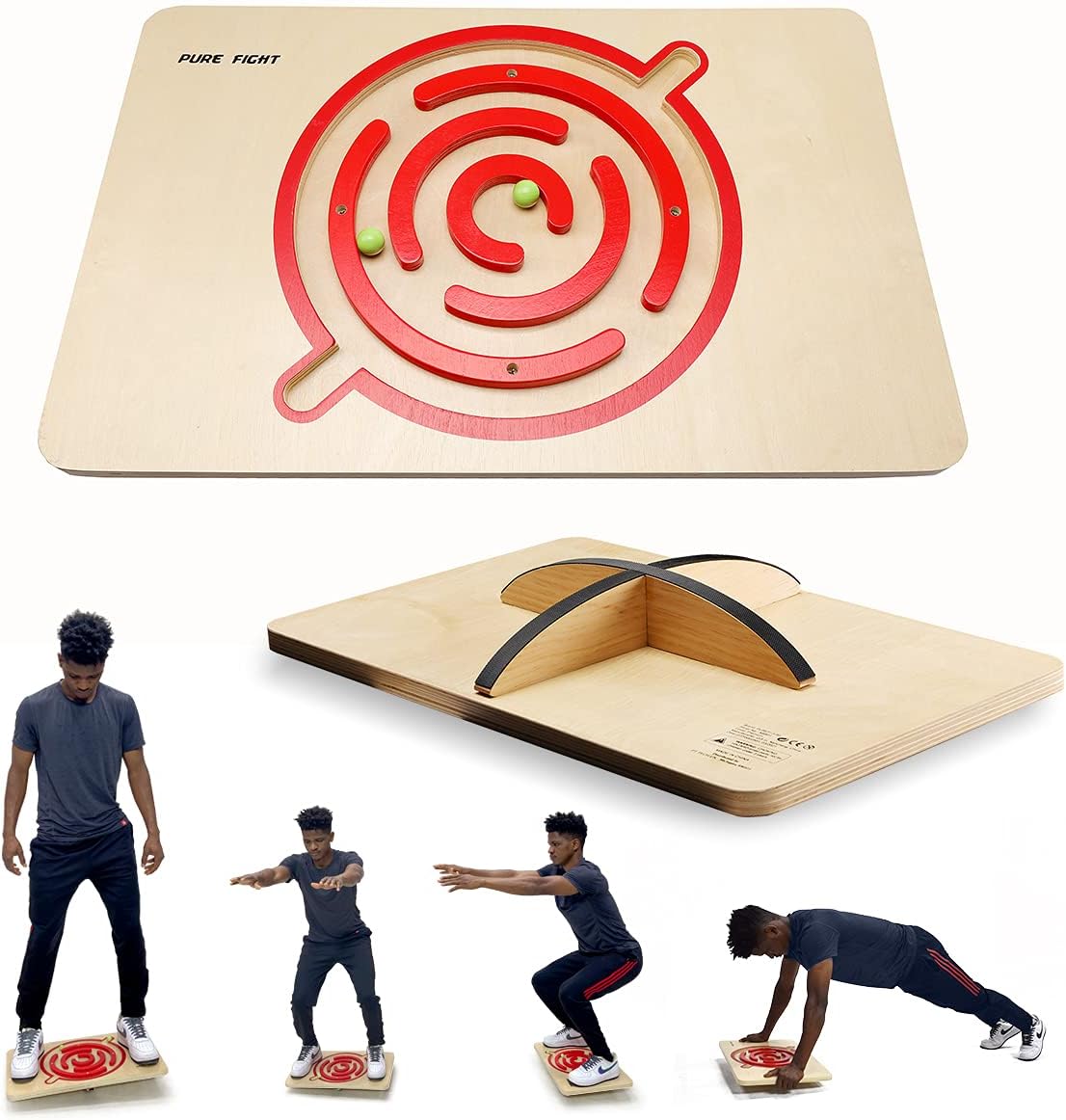 Maze Balance Board Wooden X-Large C8269