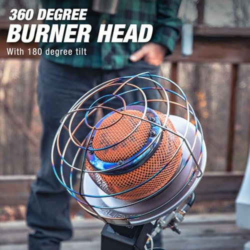 45,000 BTU Radiant Tank Top Portable Propane Heater K7596