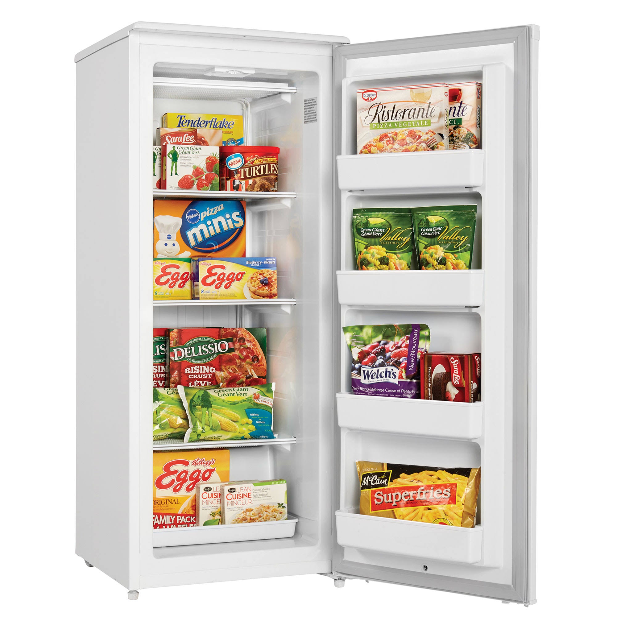 White 8.5 Cu. ft. Upright Freezer H95384
