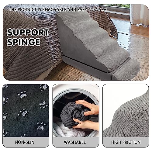 6 Step Non-Slip Pet Stairs for High Beds 30-36 inches P10720