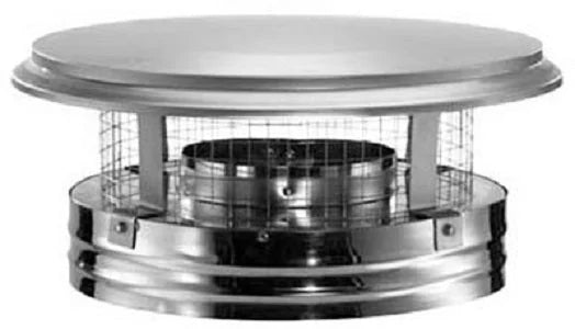 6" Stainless Steel Chimney Cap With Spark Arrestor Screen Q2946