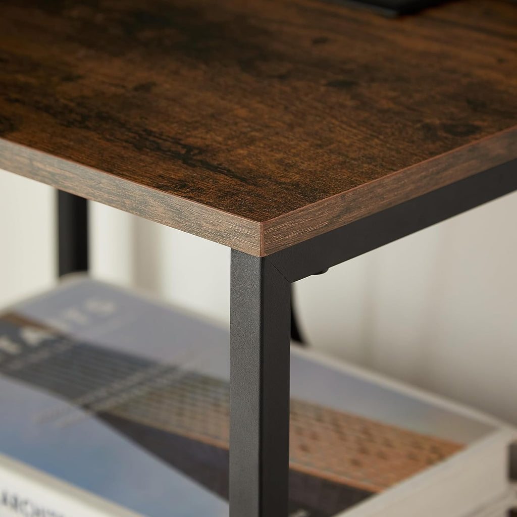 2 Drawer End Table with USB Port and Outlet D29956