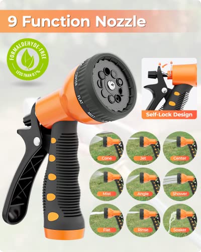 Garden Hose Reel, 1/2 in x 100 ft Wall Mounted, Grey U6303