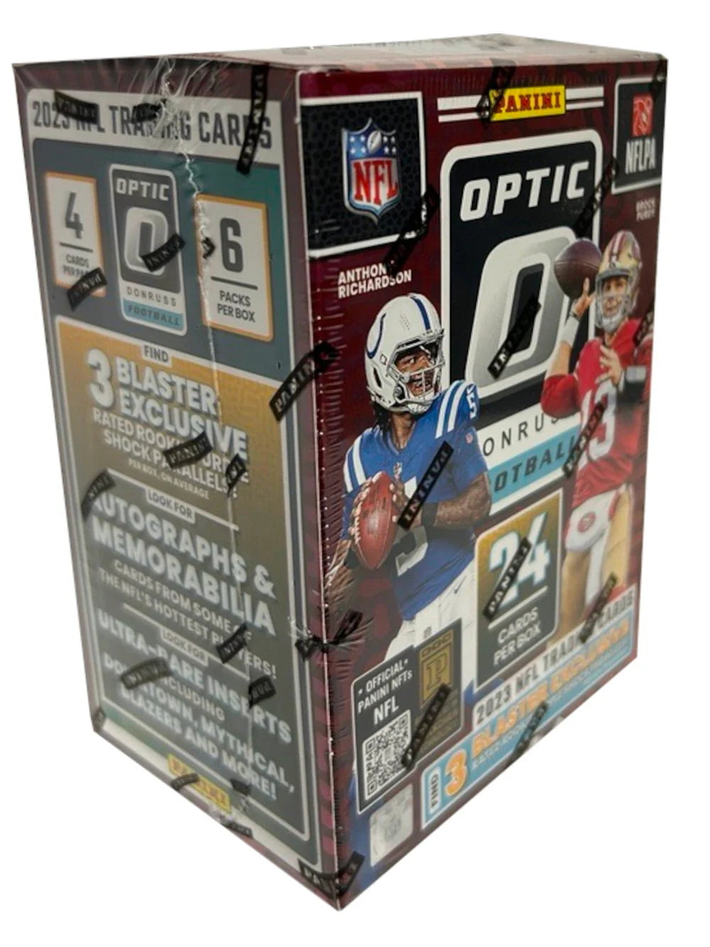 2023 Panini Donruss Optic Football Blaster Box Trading Cards Q491619