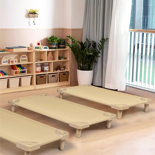 Stackable Kids Nap Cot with 4 Lockable Casters, Set of 5 R5020