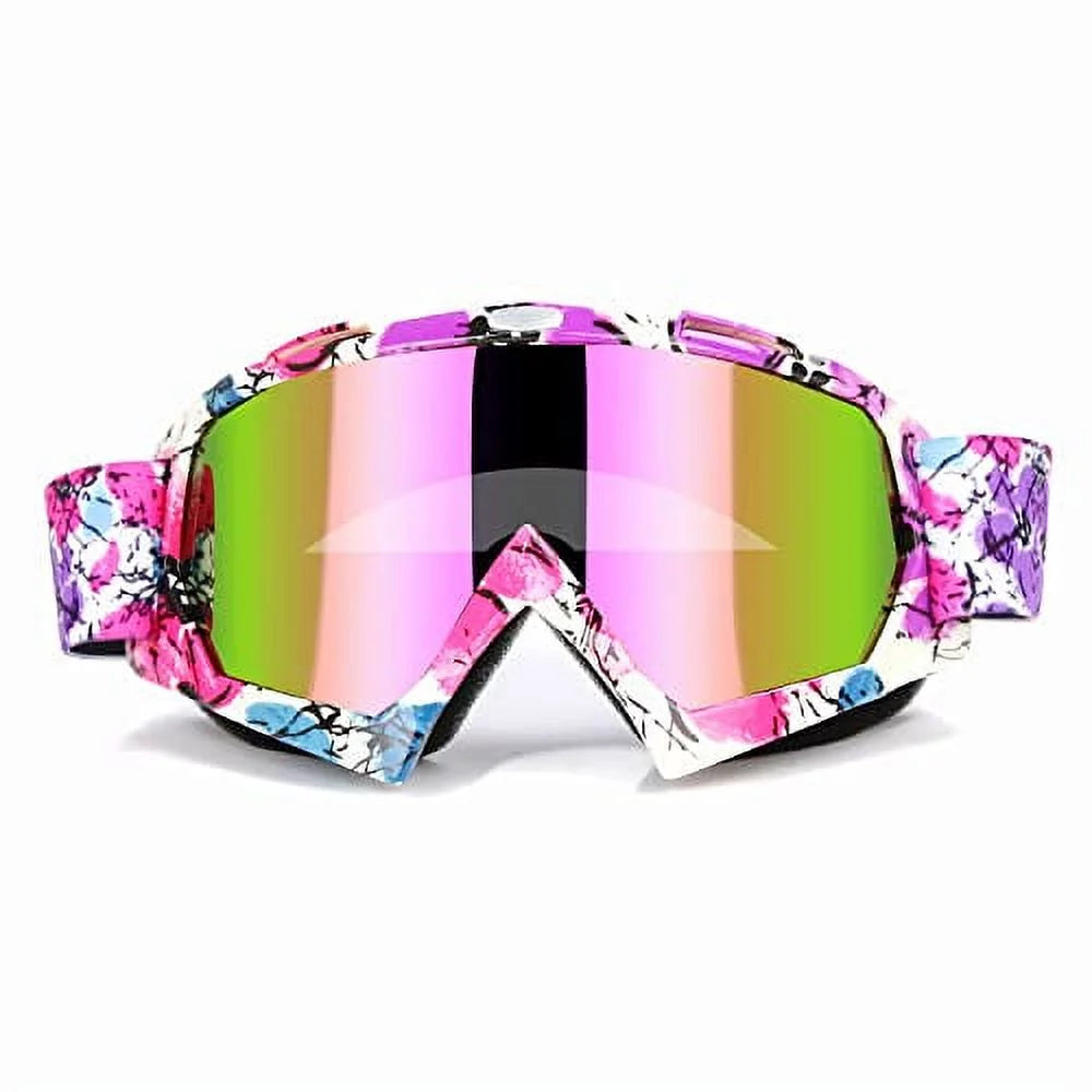 Pink Motocross Motorcycle Goggles Q72637