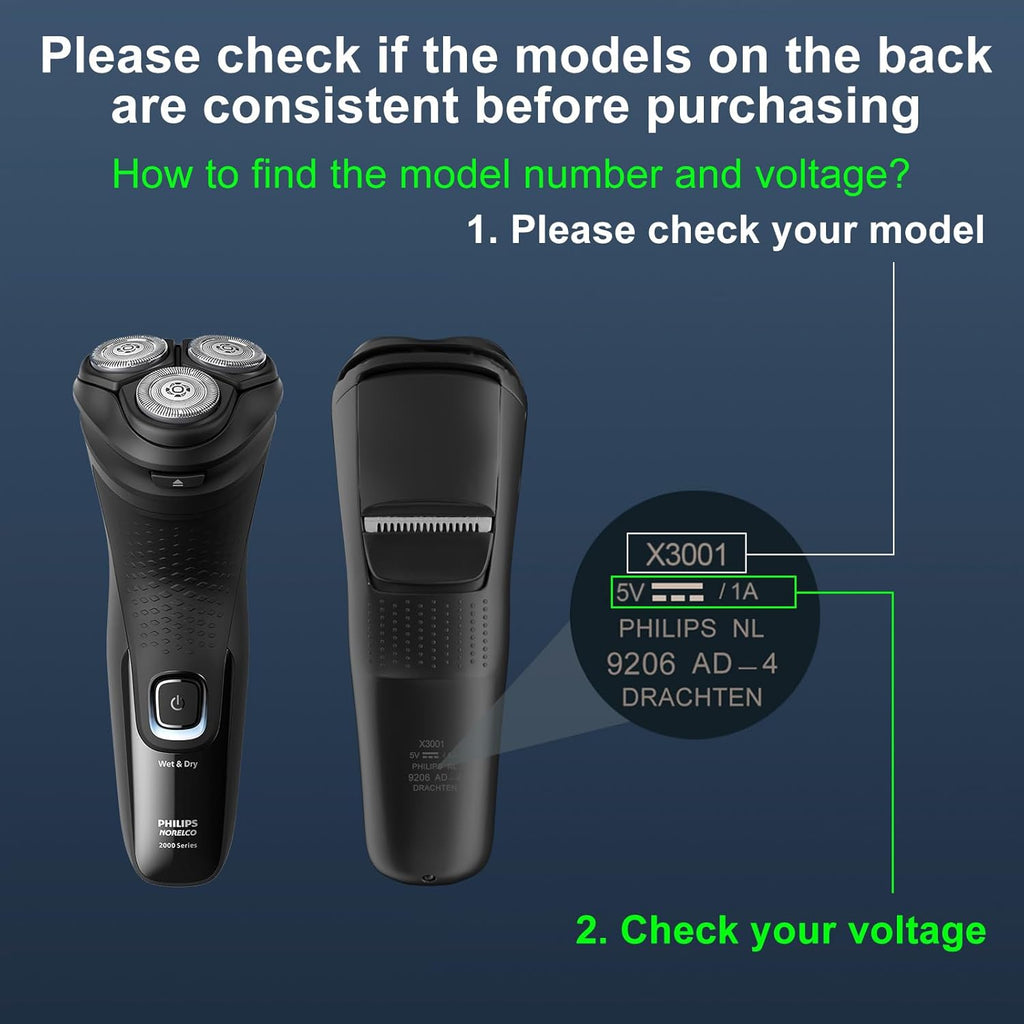 USB Charging Cable for Philips Norelco Shaver N246