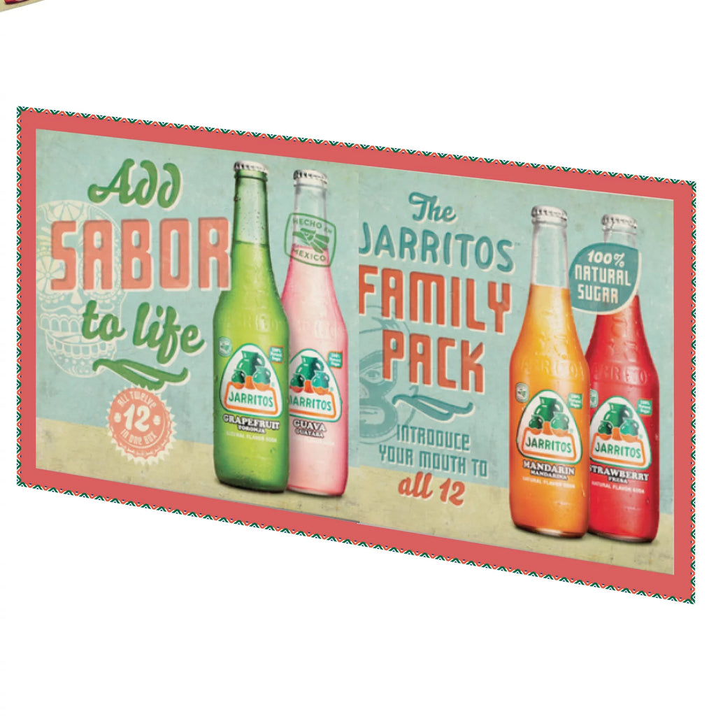 12/12.5 fl. oz. Glass Bottle Case Naturally Flavored Mexican Soda K557