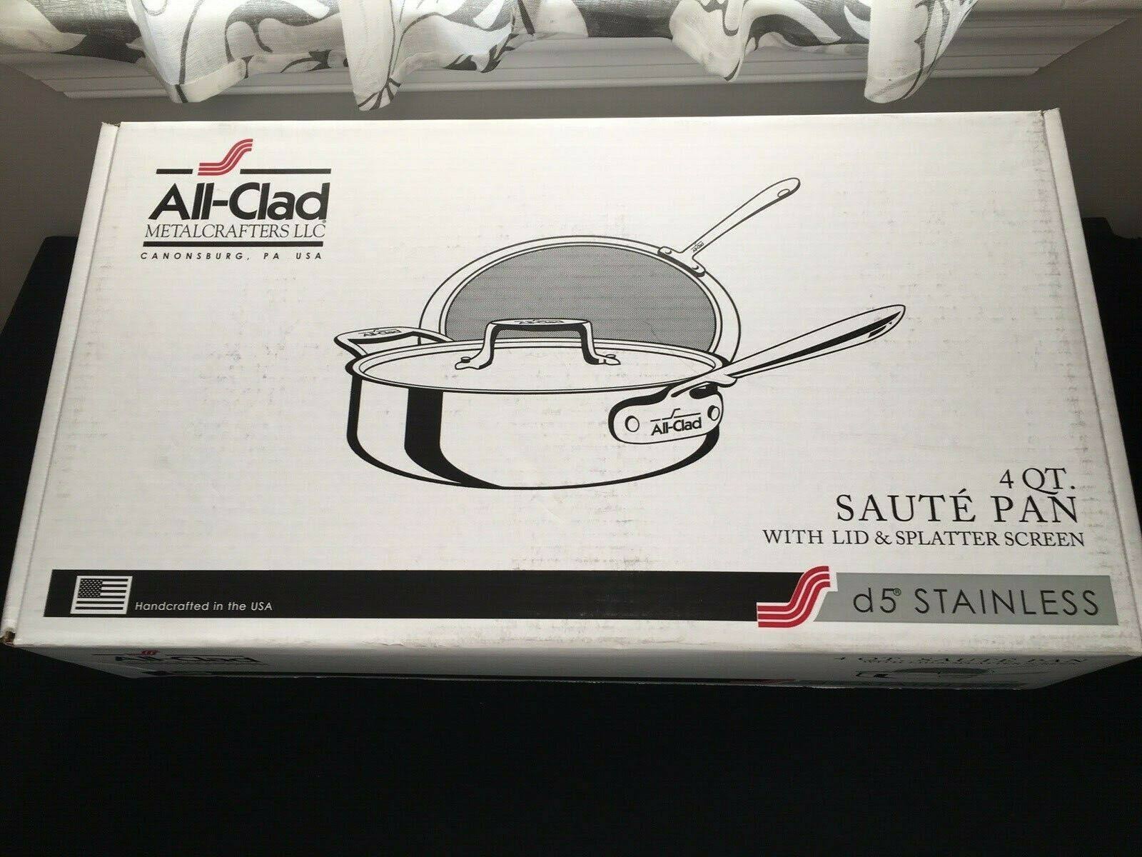 Stainless-Steel 4-Qt. Deep Saute Pan with Splatter Screen K259092