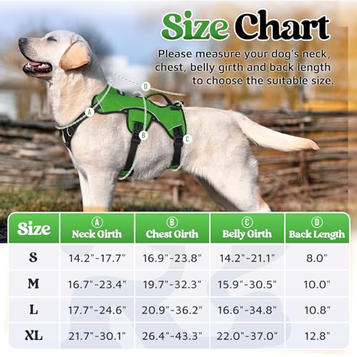 Black Reflective No Pull Dog Harness with Lift Handle X562