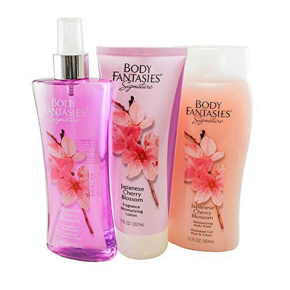 Japanese Cherry Blossom 3 Piece Gift Set A179