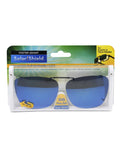 Blue Rectangle Clip-On Sunglasses B851939