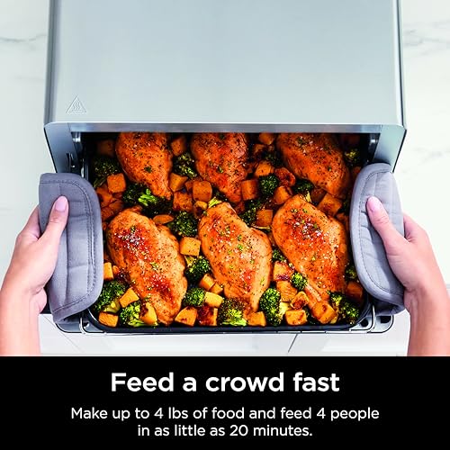 Silver Digital Air Fry Countertop Oven, 1800W, XL Capacity E224852