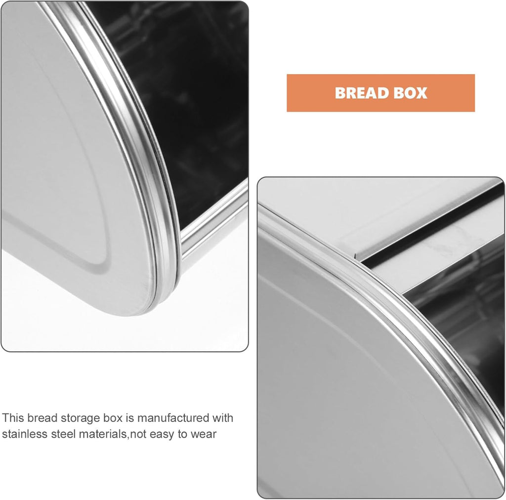 Stainless Steel Bread Storage Container Box with Cover U818