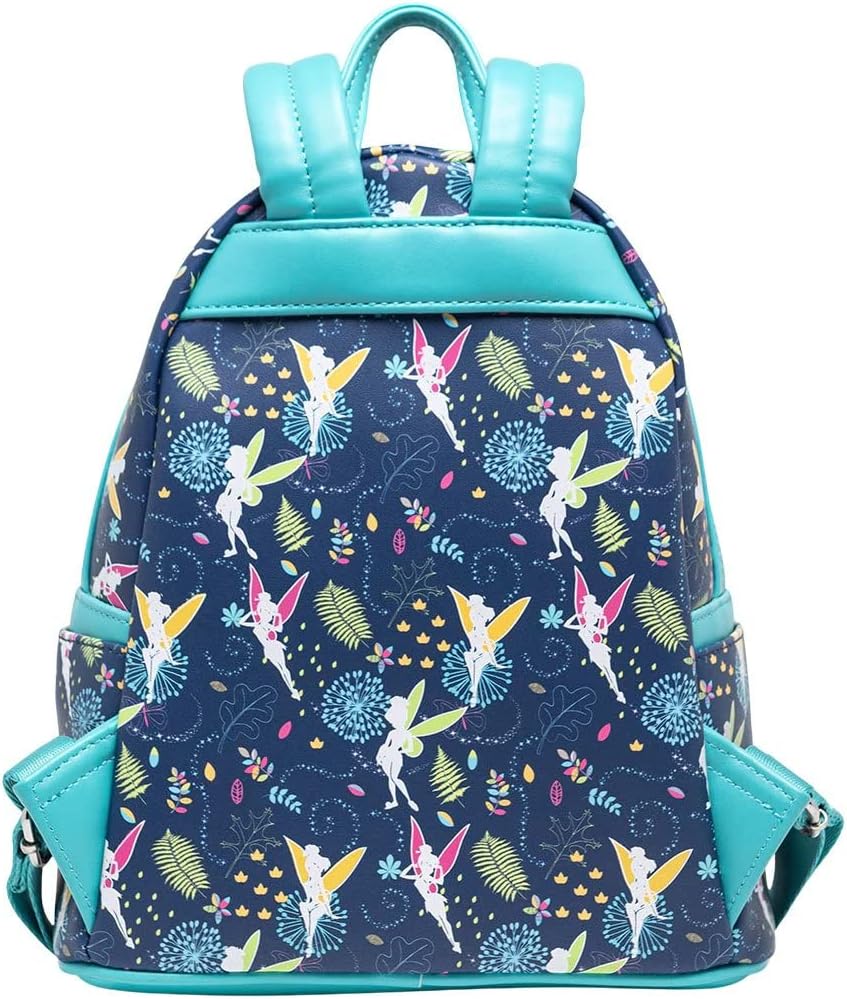 Teal Glow in the Dark Allover Print Backpack Y183869