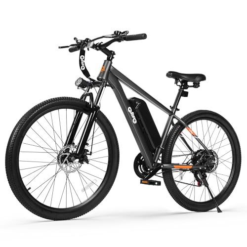 21-Speed Mountain Ebike with Peak 1200W 48V10.4Ah Removable Battery 27.5X2.1 Tire U815272