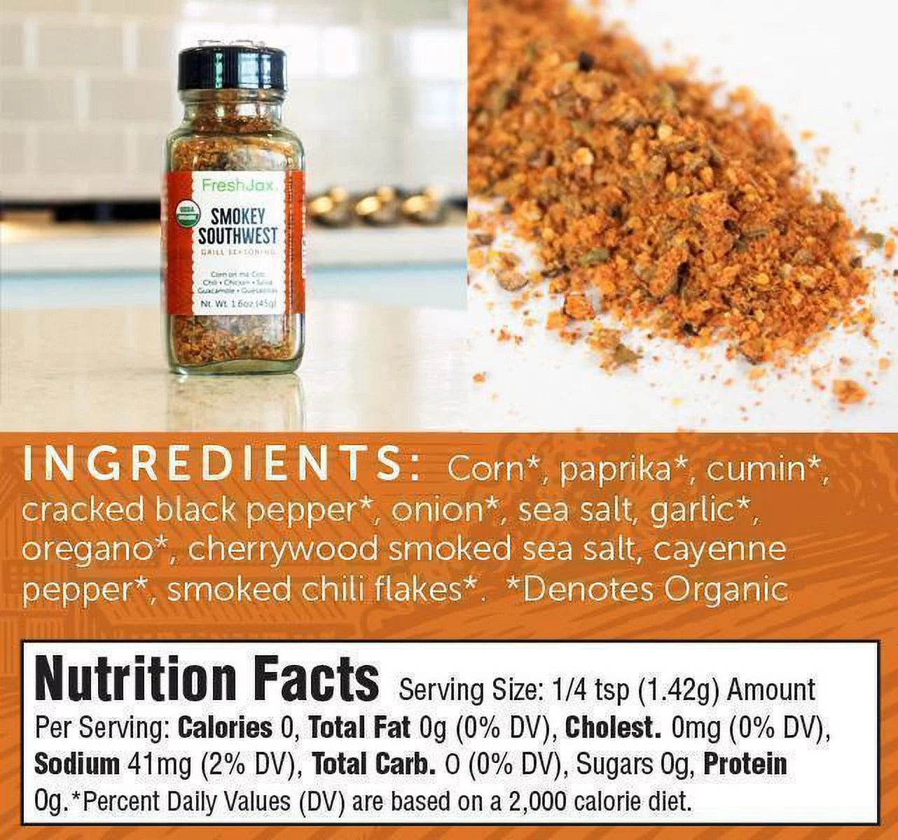 Organic Gourmet Spice Gift Set, 10 Spice S185757