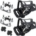 Pedal Adaptor and Converter Kit with Pedal Toe Clips Cage W4425
