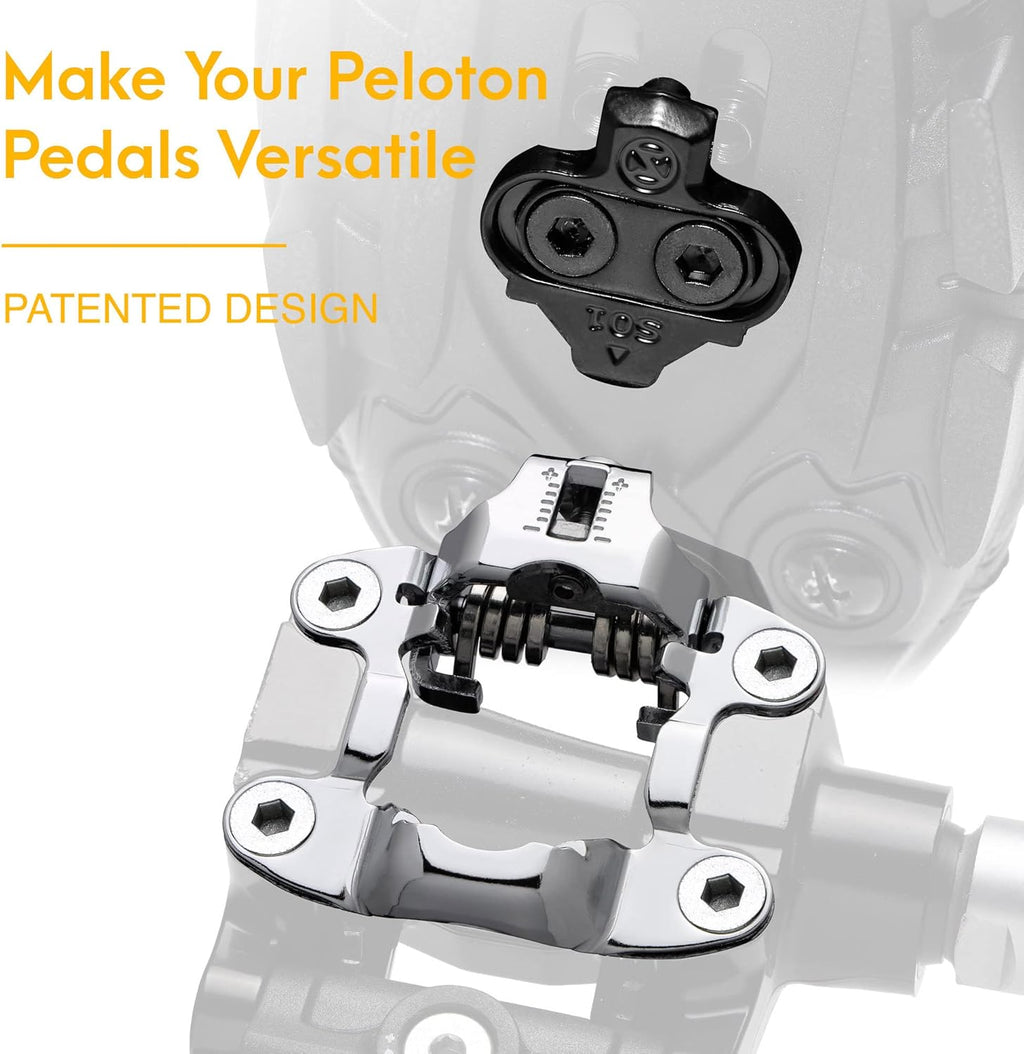 Pedal Adaptor and Converter Kit with Pedal Toe Clips Cage W4425