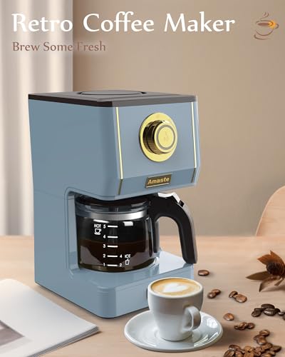 25 Oz Glass Coffee Pot Coffee Maker with Reusable Filter Z563988