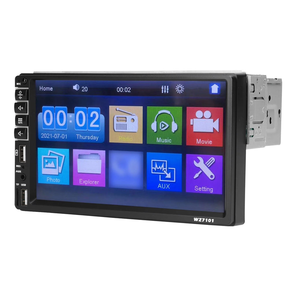 Single Din 7 Inch LCD Touchscreen Car Stereo MP5 Player with BT X574796