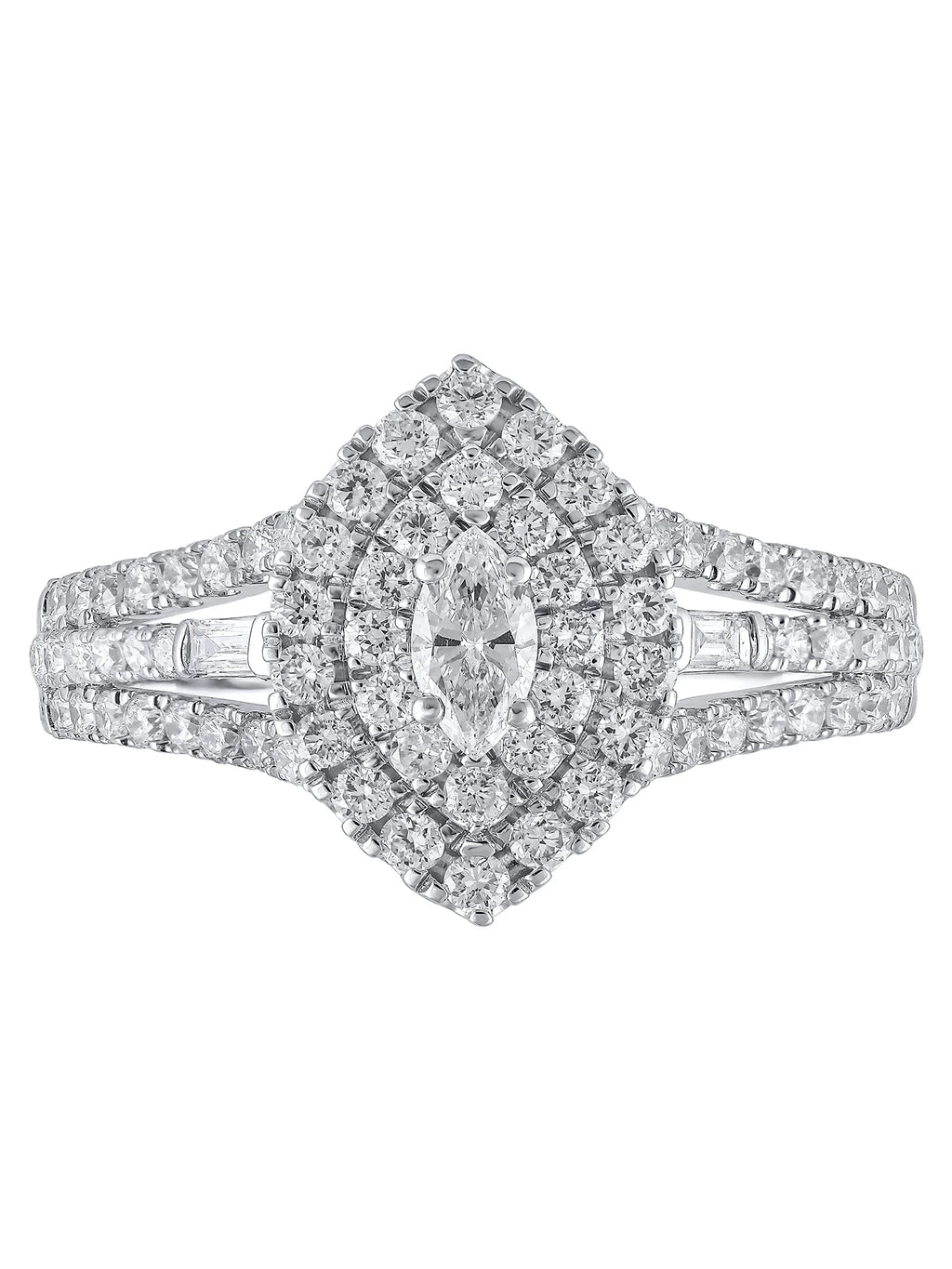1 Carat T.W. Lab Grown Diamond Engagement Ring in Sterling Silver B574531
