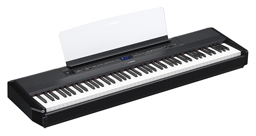 Black 88-Key Weighted Portable Digital Piano Keyboard with Music Rest, Sustain Foot Switch, Built-in Speakers, USB Connectivity A96044