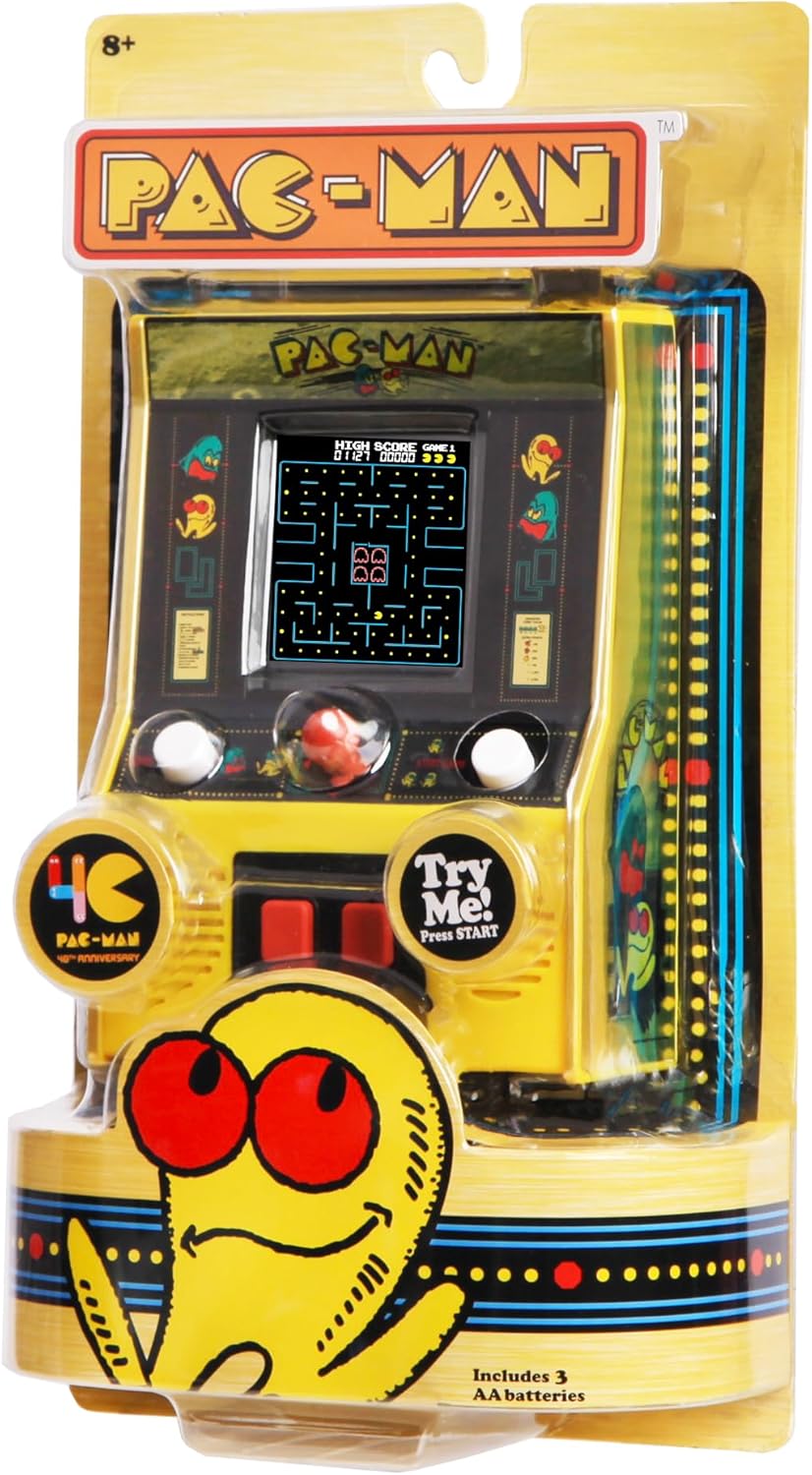 Yellow Retro Mini Arcade Game V70423