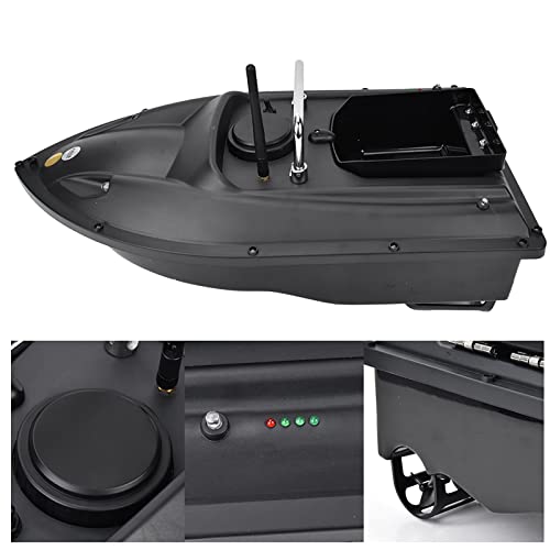 Black Remote Control Fishing Bait Boat C78397