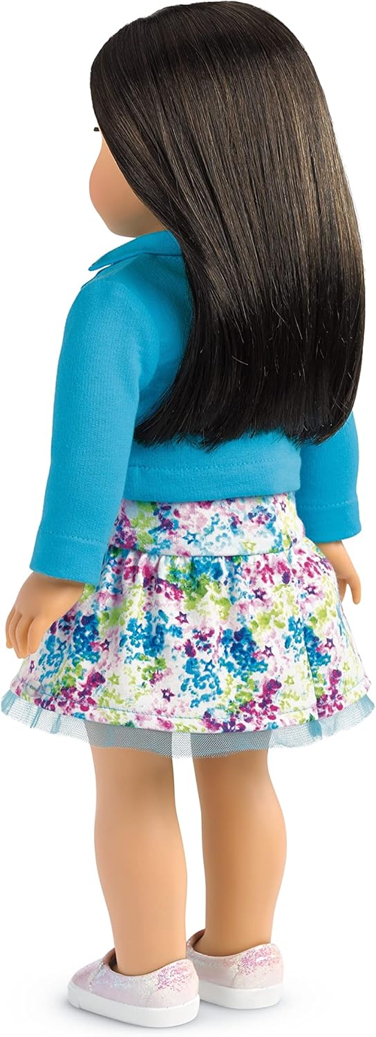 18-inch Doll with Brown Eyes and Black Hair N578