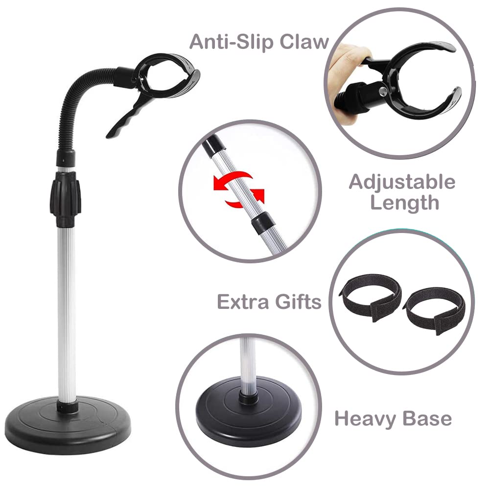 360 Degree Rotating Lazy Hair Dryer Stand with Heavy Base S576