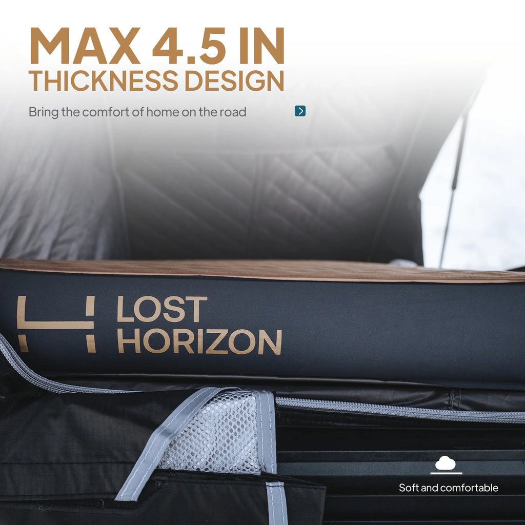 4.5" Thick Self Inflating Sleeping Pad with Solid Foam E478004