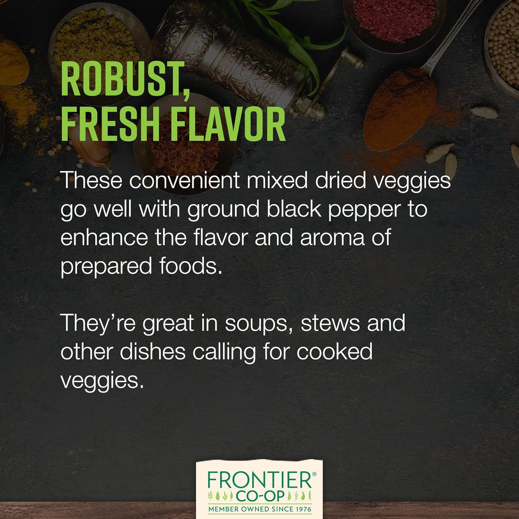 Organic Vegetable Soup Blend 1lb Low Sodium Dehydrated Veggies and Parsley Dried Vegetables K19028
