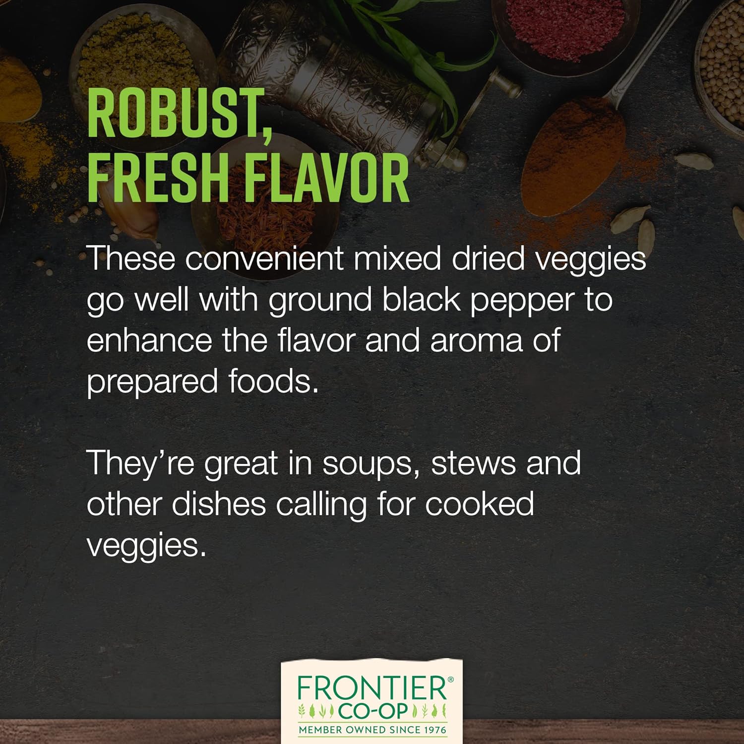 Organic Vegetable Soup Blend 1lb Low Sodium Dehydrated Veggies and Parsley Dried Vegetables K19028