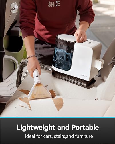 Portable Carpet Cleaner with Steam, 18Kpa Suction L289407