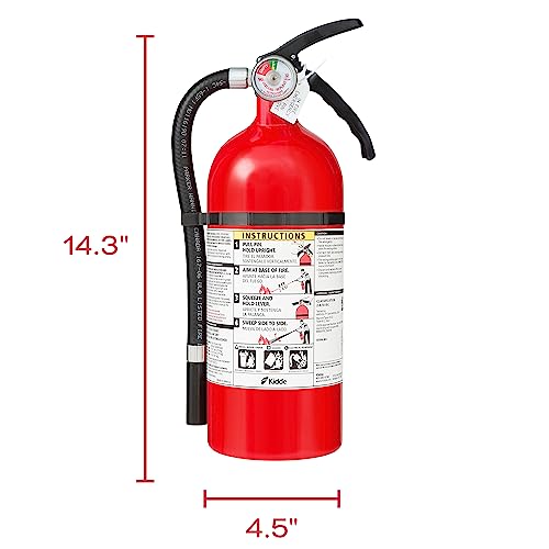 2-A:10-B:C 7.13 Lbs. Fire Extinguisher with Hose and Wall Mount E843