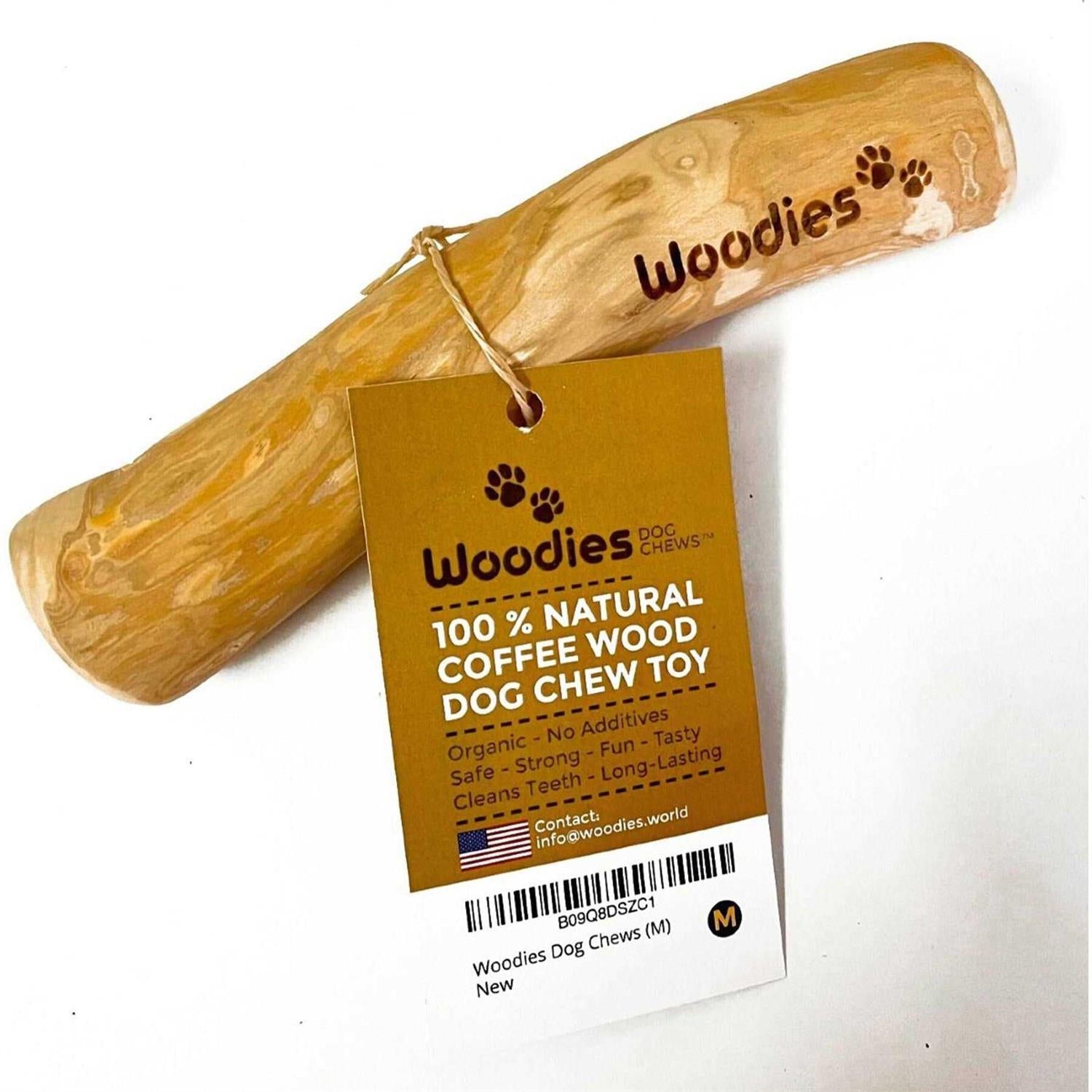All-Natural Coffee Wood Dog Chew Toys D964