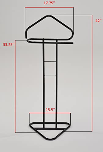 Black Metal Clothing Wardrobe Rack Stand A79112