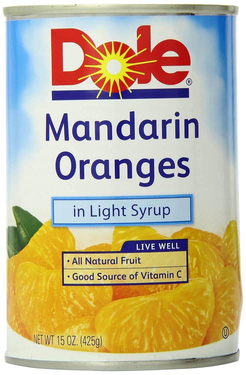Mandarin Oranges in Light Syrup, 15 Ounce Cans (Pack of 6) C185