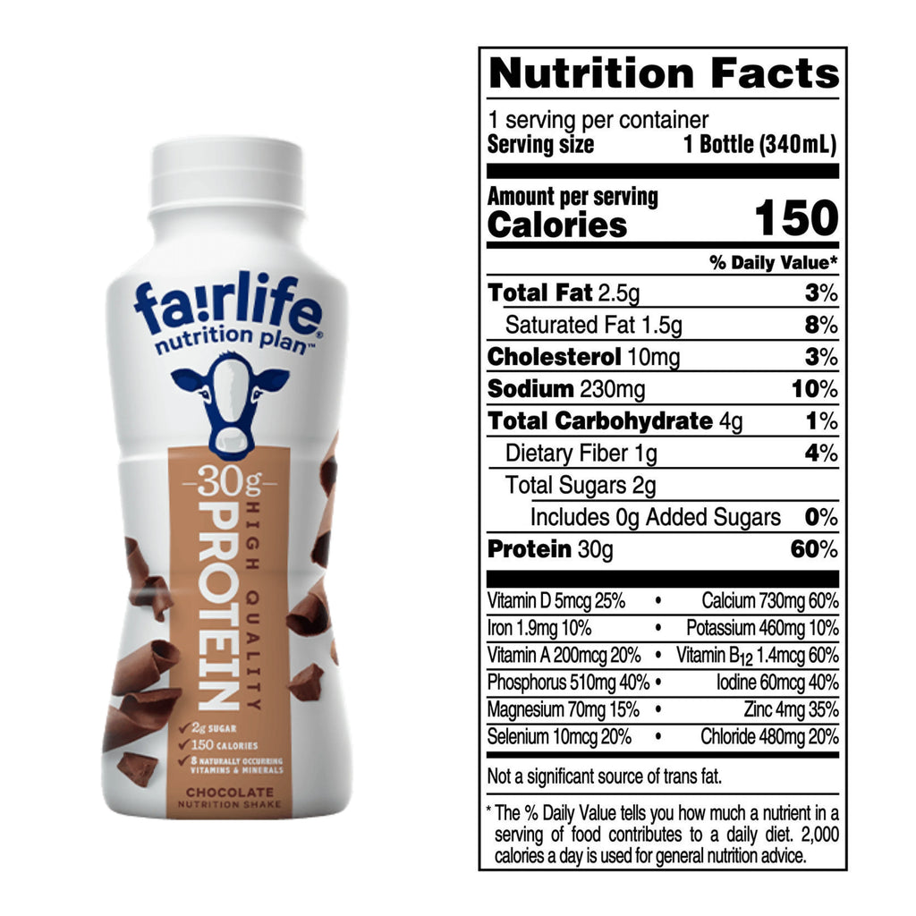 High Protein Shake Variety Pack - Chocolate & Vanilla - 11.5 Fl Oz (8 Pack) M16514