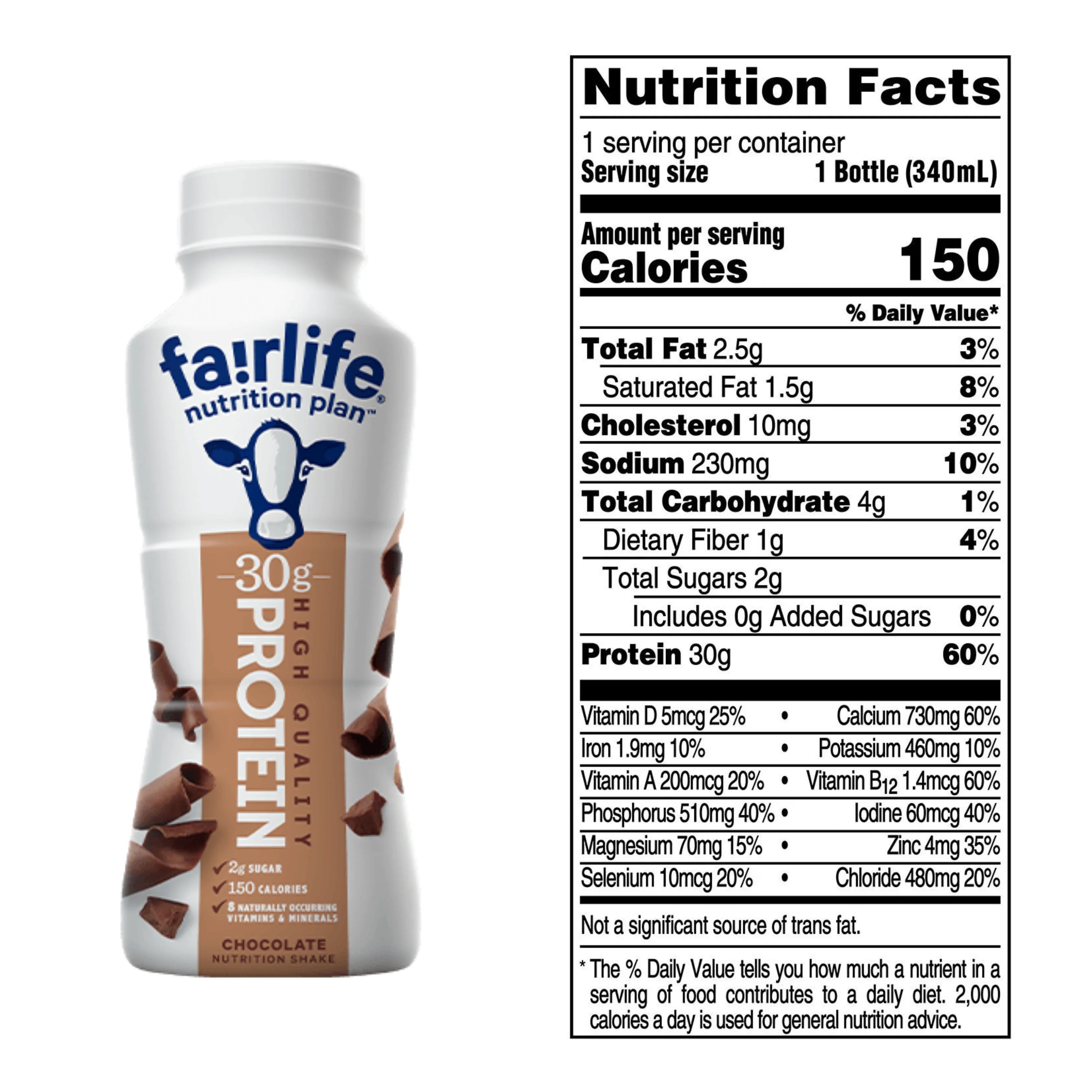 High Protein Shake Variety Pack - Chocolate & Vanilla - 11.5 Fl Oz (8 Pack) M16514