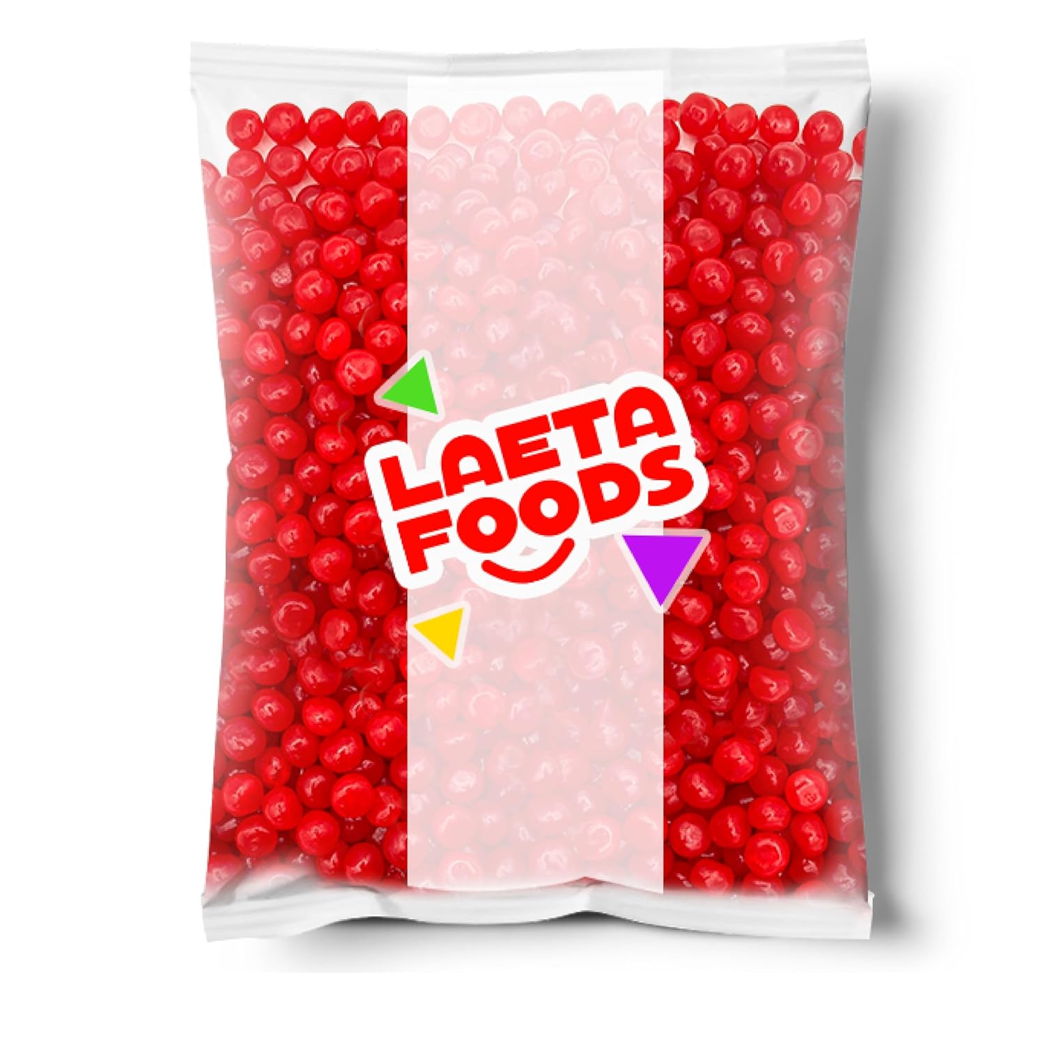 Cherry Sours Chewy Balls Candy (2 Pound Bag) G7534