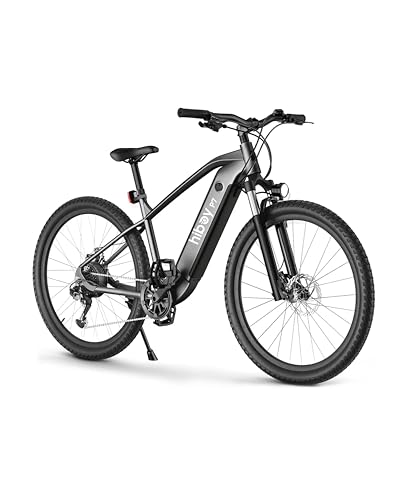 Electric Bike with 800W Peak Motor, 25mph Max Speed, 696 WH Removable Battery, 27.5" Front Suspension J4568