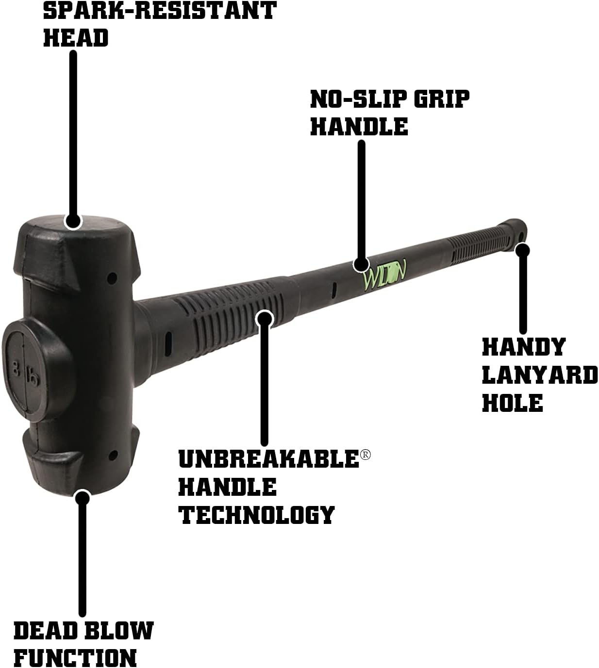 8 Lb Dead-Blow Hammer X70668