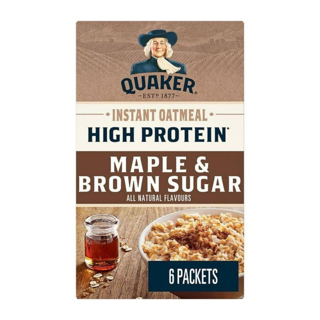 High Protein Maple & Brown Sugar Instant Oatmeal, 8 oz (Pack of 2) S3038