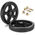 6 Inch Lawn Mower Wheels (2-pack) with Bolts and Nuts H295